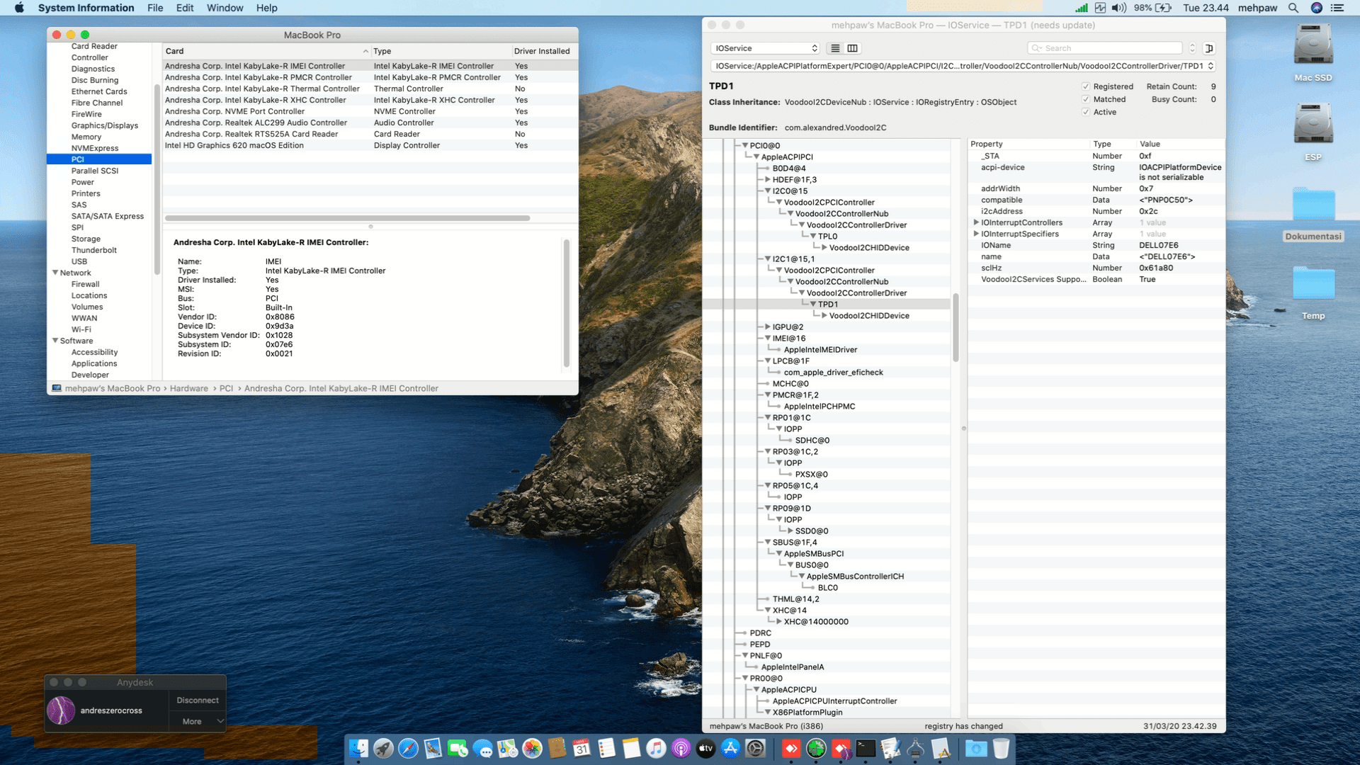 Dell XPS 9370 2nd [KabyLake R   Intel HD 620 + I2C] 9